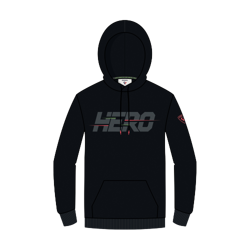 Mikina Rossignol Hero Hoodie Black - 2023/24