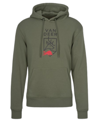 Mikina s kapucí Van Deer Logo Hoodie Khaki - 2024/25