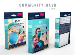 Ochranná maska UYN Community Mask Kids Edition Blue