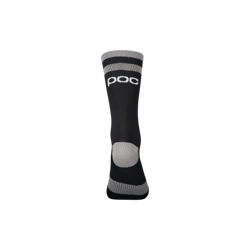 POC Lure MTB Sock Long Uranium Black/Granite Grey - 2022