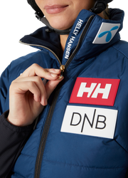 Péřová bunda Helly Hansen World Cup Insulator Jacket Ocean NSF - 2023/24