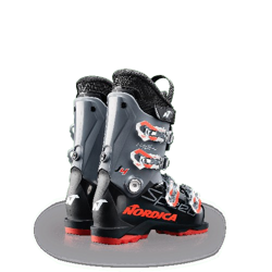 Sjezdové boty Nordica Speedmachine J 4 Black Anthracite Red - 2024/25