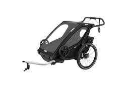 Sportovní vozík Thule Chariot Sport 2-seat Multisport Bike Trailer Midnight Black - 2024