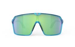 Sunglasses Rudy Project SPINSHIELD CRYSTAL AZUR - Multilaser Green