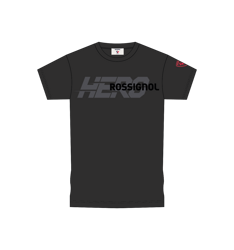 Tričko Rossignol New Hero Graphic Tee Black - 2024/25