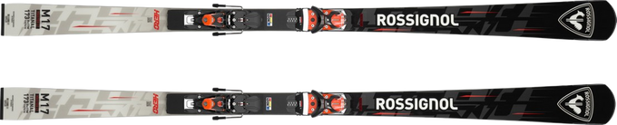 Zjazdové lyže Rossignol Hero Master Long Turn (LT) + SPX 12 Race Metrix Black Hot Red - 2024/25