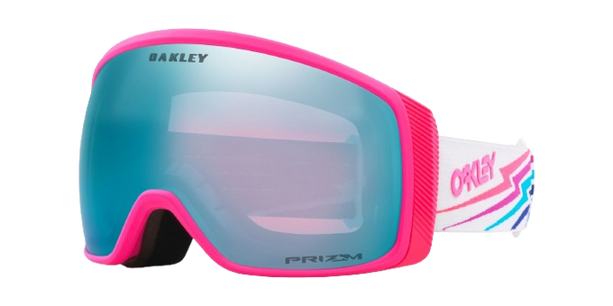 Lyžařské brýle Oakley Flight Tracker M White Bolt Prizm Snow Sapphire Iridium - 2024/25