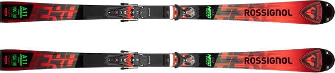 Sjezdové lyže Rossignol Hero Athlete SL 150 cm + Spx 12 Rockerace GW Hot Red - 2024/25