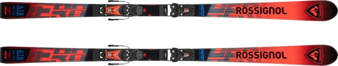 Sjezdové lyže Rossignol Hero Athlete GS Pro + Nx 7 GW B73 Black Hot Red - 2024/25