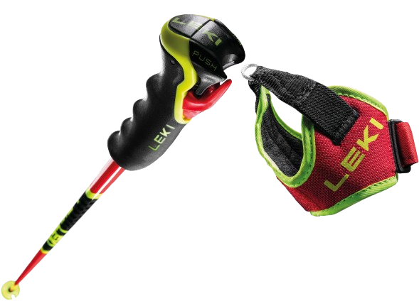 Zjazdové palice LEKI Venom GS 3D Red - 2025/26