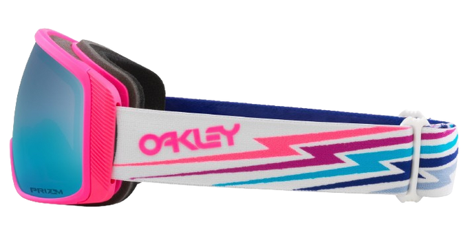 Lyžařské brýle Oakley Flight Tracker M White Bolt Prizm Snow Sapphire Iridium - 2024/25