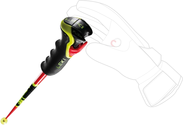 Sjezdové hole LEKI Venom GS 3D Red - 2025/26