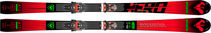 Sjezdové lyže Rossignol Hero Athlete FIS SL 157 cm + Spx 12 Rockerace GW Hot Red - 2023/24