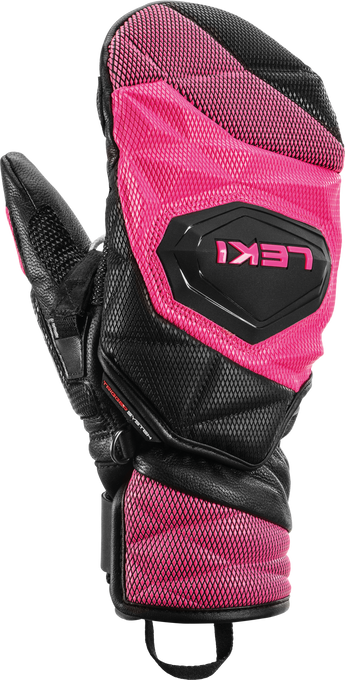 Lyžiarske rukavice LEKI WCR Venom 3D Junior Mitt Pink - 2025/26