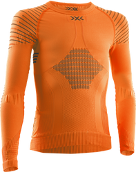 Funkční triko X-bionic Invent 4.0 Shirt LG SL JR Sunset Orange/Anthracite - 2024/25