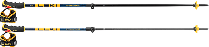 Zjazdové palice LEKI Spitfire Vario 3D Orange - 2025/26