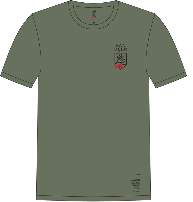 Tričko Van Deer Essential T-Shirt Khaki - 2024/25