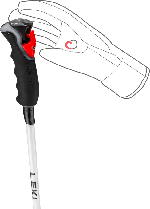 Zjazdové palice LEKI Carbon 14 3D Women - 2025/26