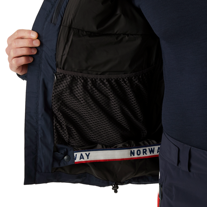 Lyžařská bunda Helly Hansen Kvitfjell Race Puffy Jacket Navy NSF Replica - 2024/25