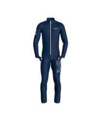 Lyžařská kombinéza Energiapura Globe Dark Blue Junior (insulated, light padded) - 2024/25