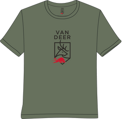 Tričko Van Deer T-Shirt Jr Khaki - 2024/25