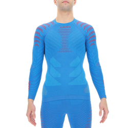 Cămașă UYN Man Resilyon UW Shirt LG SL Round Neck Blue/Red - 2024/25