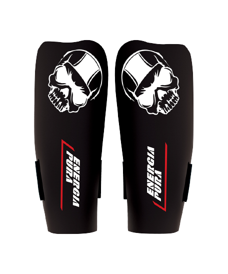 Chrániče Energiapura Armguards Racing Senior Black/White Skull/Red - 2024/25