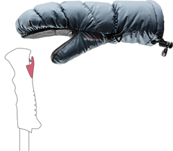 Lyžiarske rukavice LEKI Glace 3D Women Mitt Blue - 2025/26