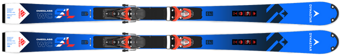 Sjezdové lyže Dynastar Speed Omeglass FIS SL Factory 157 R22 + Spx 15 Rockerace Hot Red - 2023/24