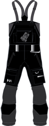 Lyžiarske nohavice Helly Hansen Mule Coach BIB R Black - 2025/26