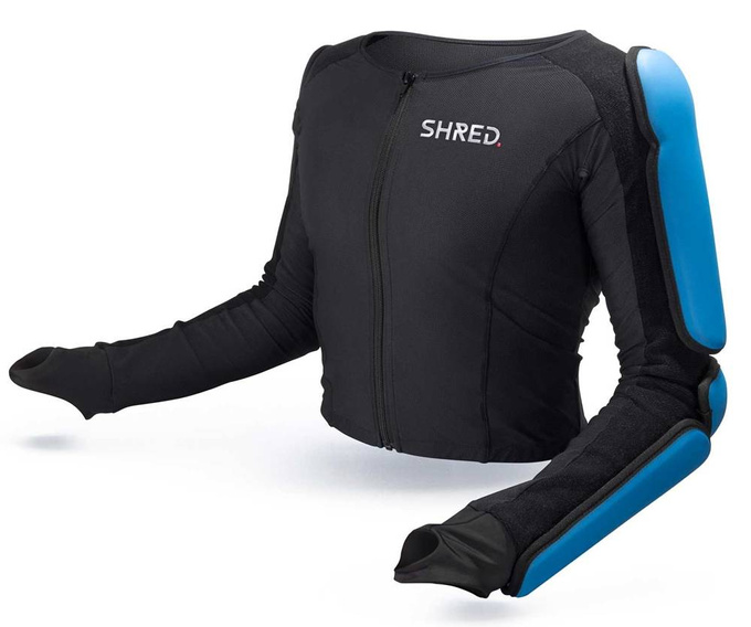 Chránič SHRED Ski Race Custom Protective Jkt Black/Blue - 2022/23