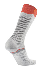 Lyžařské ponožky Sidas Ski Merino Performance Light Grey/Coral 2024/25