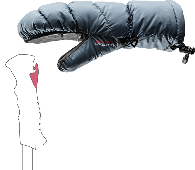 Lyžiarske rukavice LEKI Glace 3D Women Mitt Blue - 2025/26