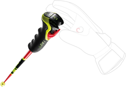 Sjezdové hole LEKI Venom GS 3D Red - 2025/26