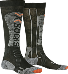 Lyžařské ponožky X-Socks Ski Energizer LT 4.0 Black/Stone Grey Melange - 2023/24