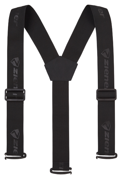 Šle Ziener Braces Teamwear Black - 2024/25