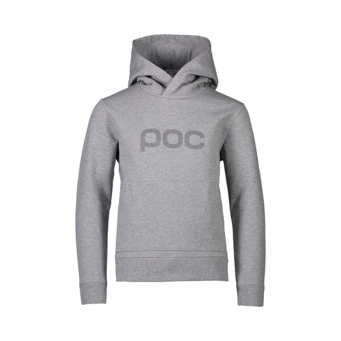 Mikina POC Hood Jr Grey Melange - 2023/24