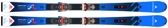 Zjazdové lyže Dynastar Speed Omeglass FIS SL Factory 165 R22 + Spx 12 Rockerace GW Hot Red - 2023/24