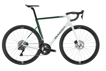 Cestny Bicykel Basso Astra Ultegra Di2 Pop Green/Microtech RE38 - 2023