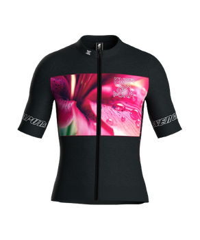 Cyklistický dres Energiapura T-Shirt Full Zip Life Lily Black/Ragl Alexander - 2023