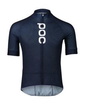 Cyklistický dres POC M's Essential Road Logo Jersey  Calcite Blue/Dark Calcite Blue - 2024
