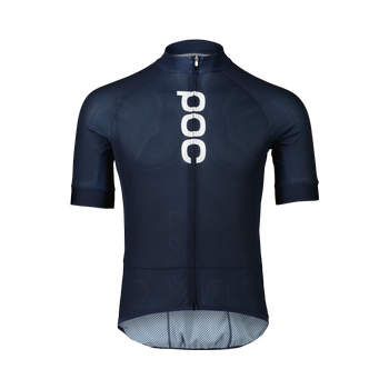 Cyklistický dres POC M's Essential Road Logo Jersey Turmaline Navy