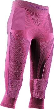 Funkčné nohavice X-bionic Energy Accumulator 4.0 Pants 3/4 Women Magnolia Purple/Fuchsia - 2023/24