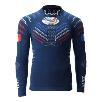 Funkčné tričko UYN Natyon 3.0 Junior France UW Shirt LG SL Turtle Neck - 2024/25