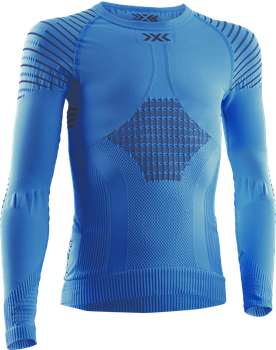 Funkčné tričko X-Bionic Invent 4.0 Shirt LG SL Junior Teal Blue/Anthracite - 2024/25