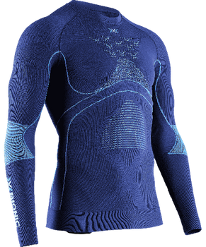Funkčné tričko X-bionic Energy Accumulator 4.0 Shirt LG SL Men Navy/Blue - 2023/24