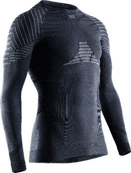 Funkčné tričko X-bionic Invent 4.0 Shirt LG SL Men Anthracite/Black - 2023/24