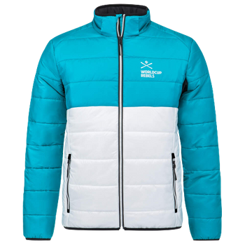 Izolační bunda HEAD Race Kinetic Jacket Junior Blue/White - 2024/25