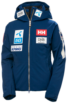 Lyžiarska bunda Helly Hansen World Cup Insulated Jacket Ocean NSF - 2023/24