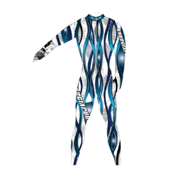 Lyžiarska kombinéza ENERGIAPURA Wave Blue Junior (not-insulated, unpadded)